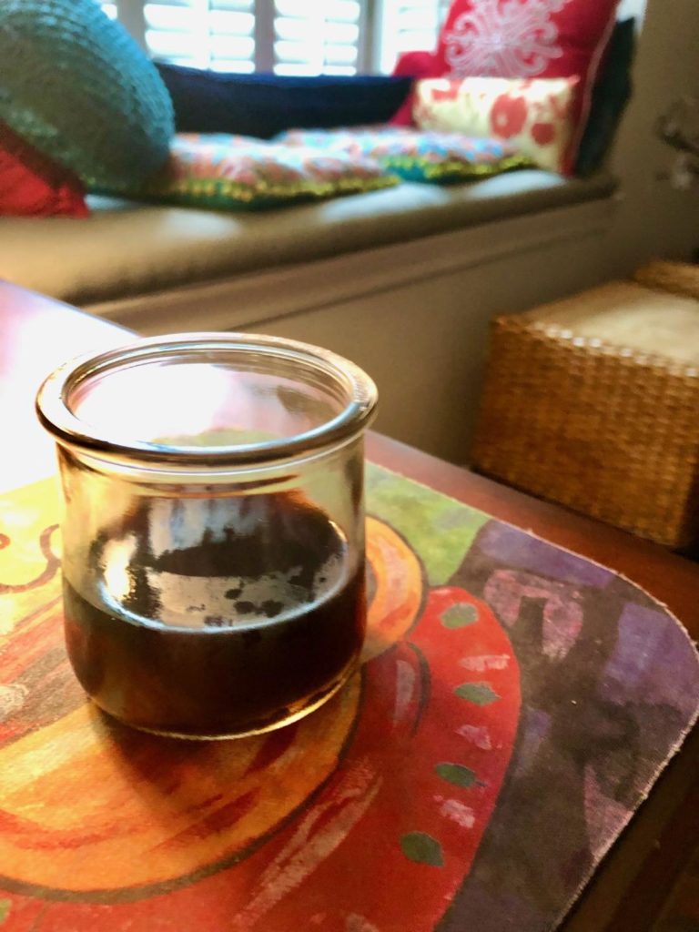 Organic cold brew coffee looks like regular coffee.