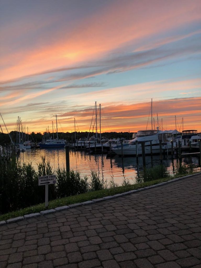 This sky painting over the water is heart and soul spirit in one.