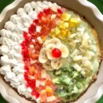 Rainbow meringue pie recipe.