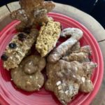 gingerbread oat cookies.