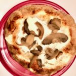 homemade wood-fired pizza with mushrooms recipe.