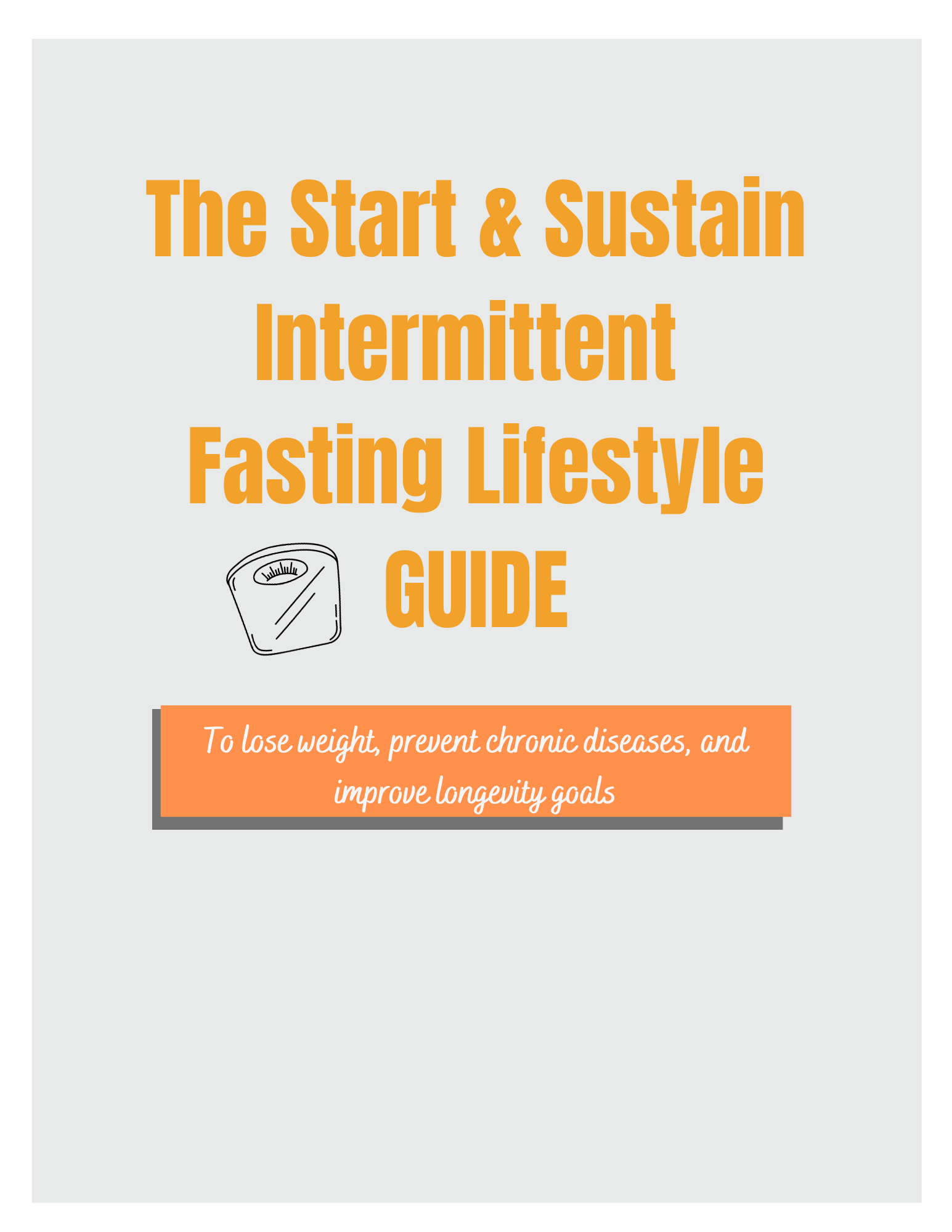 FREE Intermittent Fasting Guide