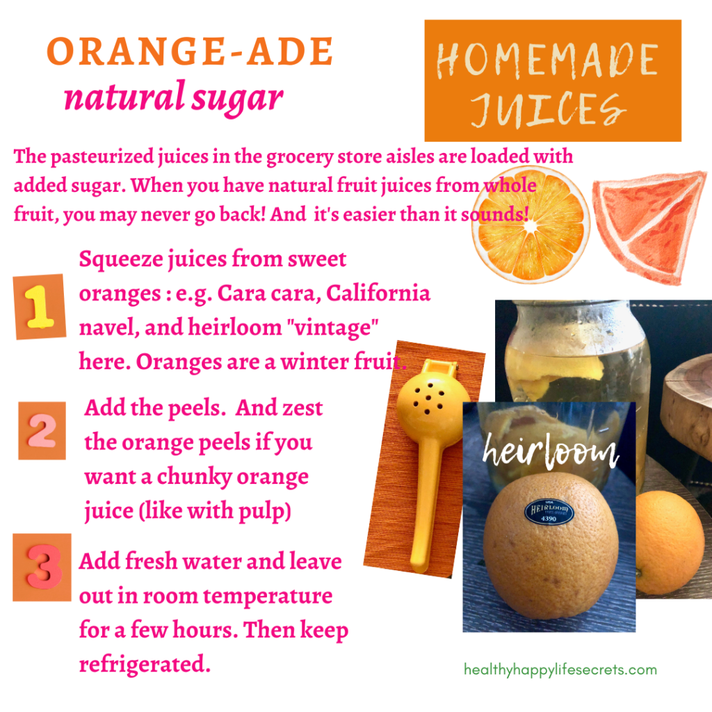 morning meditation is made better with homemade orange-ade... orange you glad?