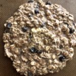 heathy oatmeal chocolate chip cookie in one bowl