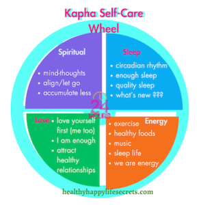 Self-care wheel with love, spiritual, sleep, and energy at the helm.