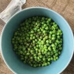 frozen pea bowl with mint