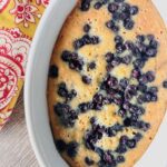 applesauce blueberry cobbler with no butter that's low fat and low sugar.