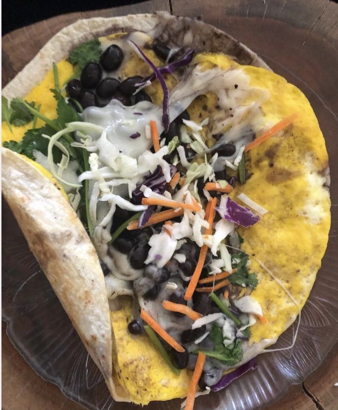 anti inflammatory corn egg wrap.