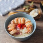 shrimp and grits table.