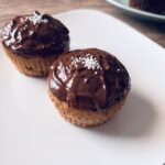 easy low-sugar cupcake duo made from almond flour recipe.