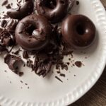 frosted donut plate.