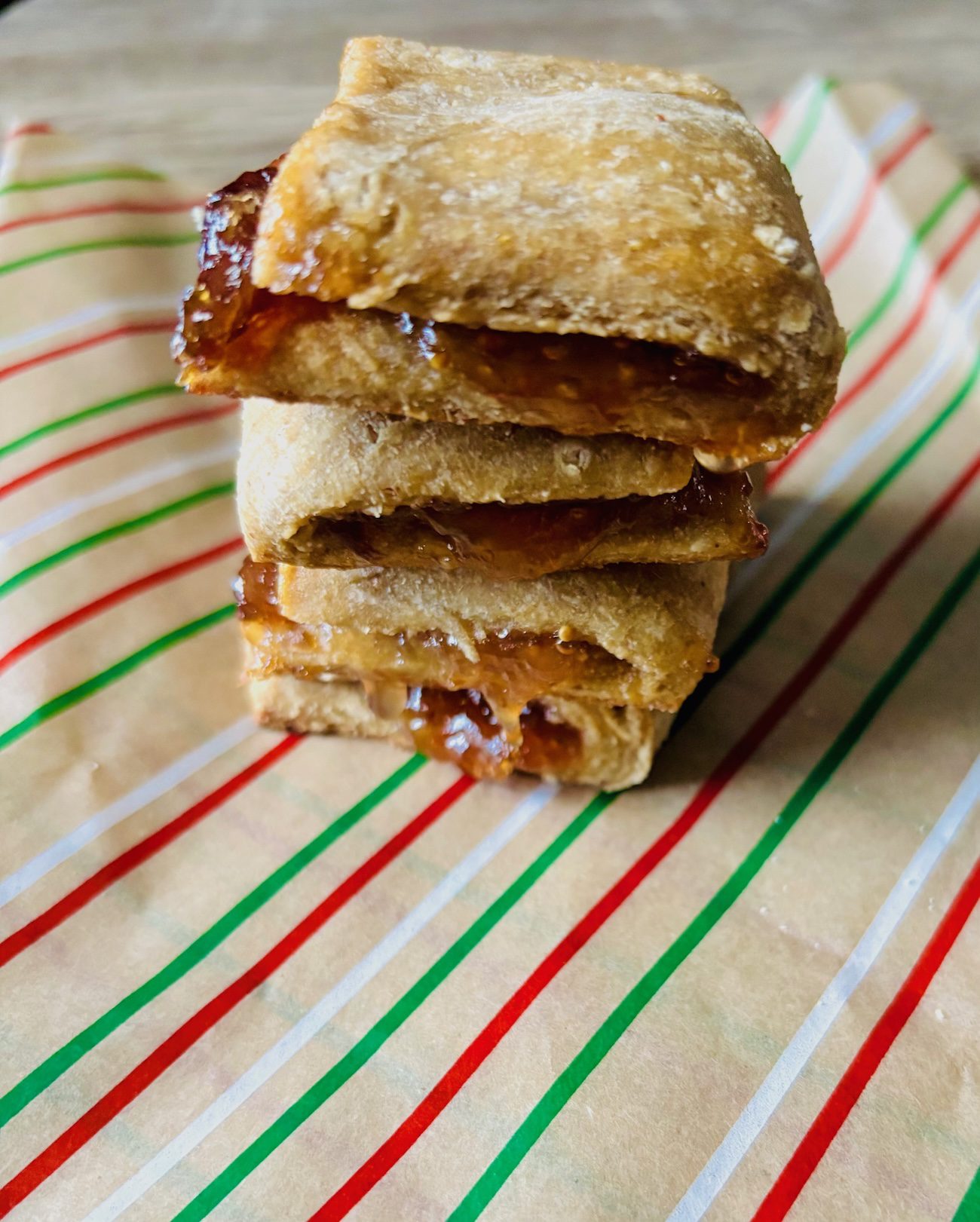 Fig bar stacks up nicely.