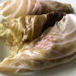 tofu chili in cabbage wraps