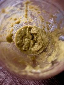 Mushy peas in seconds from cooked green lentils