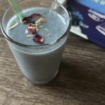 blue spirulina smoothie.