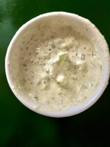 green goddess dressing for a dip or salad dressing.