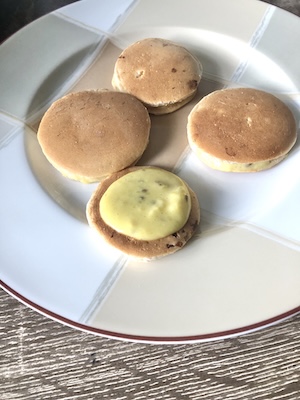 silver dollar pancake plate